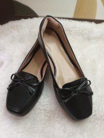 Sapatilha Mocasim Preto Feminino